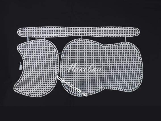 Пластикова канва для сумки KP006 Біла