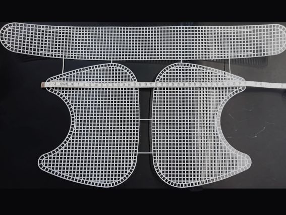 Канва пластикова для сумки Вушка-2 КСС-6 Біла