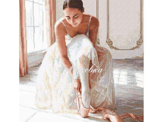 LETI 941 A beautiful moment (балерина) Letistitch набір для вишивання нитками LETI 941 A beautiful moment (балерина) Letistitch набір для вишивання нитками