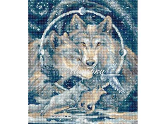 LETI 955 In spirit I am free Letistitch набір для вишивання нитками LETI 955 In spirit I am free Letistitch набір для вишивання нитками