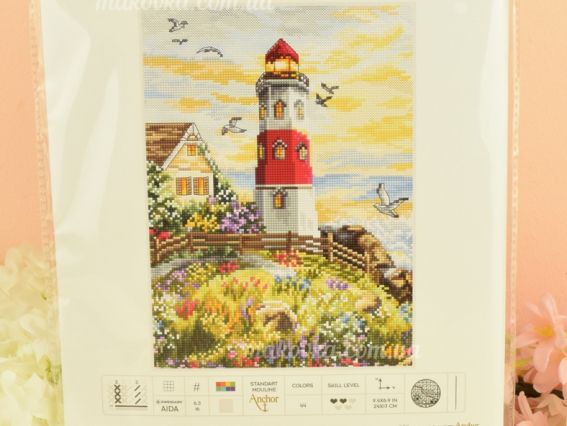 Набор для вышивания крестом LETI 917 The Lighthouse (маяк) Letistitch
