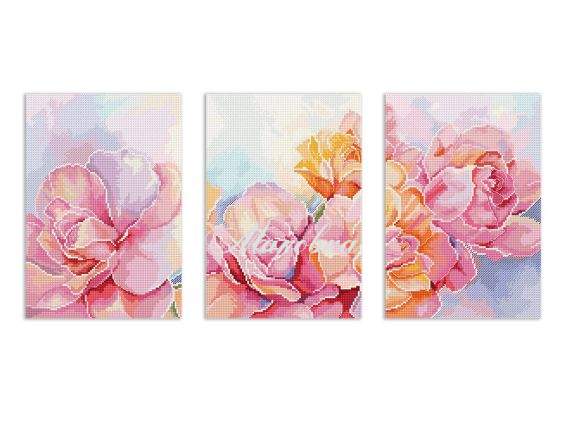 L9930 Roses (Троянди) Letistitch набір для вишивання нитками L9930 Roses (Троянди) Letistitch набір для вишивання нитками