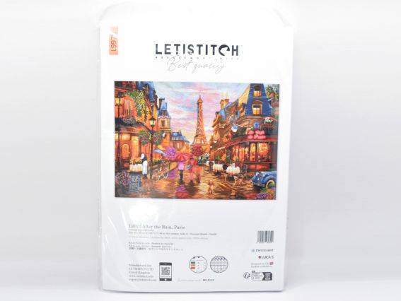 Набір для вишивання хрестом L9975 After the Rain, Paris (Після дощу, Париж) Letistitch