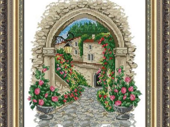 1076 Арка в цветах, ТМ Леди 1076 Арка в цветах, ТМ Леди