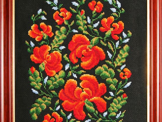 1566 Триптих Петриковская роспись, ТМ Леди 1566 Триптих Петриковская роспись, ТМ Леди