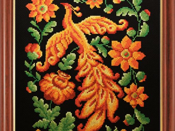 Жар-птица на черном фоне ТМ Леди Жар-птица на черном фоне ТМ Леди