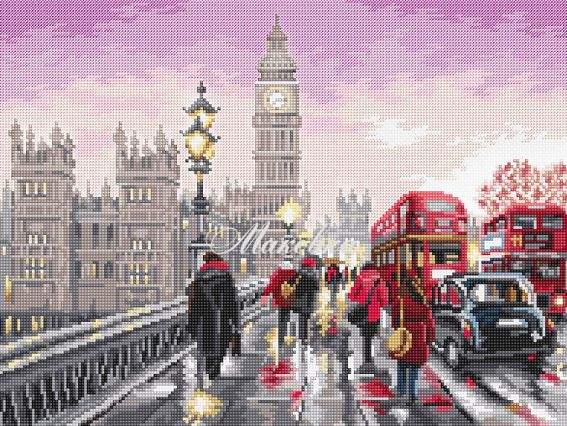 L8040 Westminster Bridge (Вестминстерский мост) Letistitch набор для вышивания нитками 