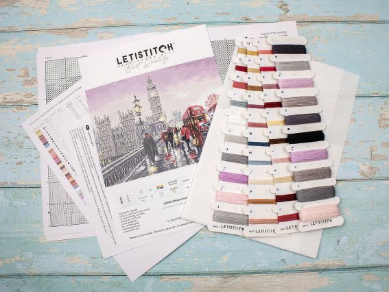 Набір для вишивання хрестом L8040 Westminster Bridge (Вестмінстерський міст) Letistitch
