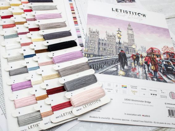 Набір для вишивання хрестом L8040 Westminster Bridge (Вестмінстерський міст) Letistitch