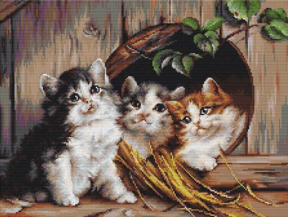 Набір для вишивання хрестиком В520, Дружній притулок, Лука-С