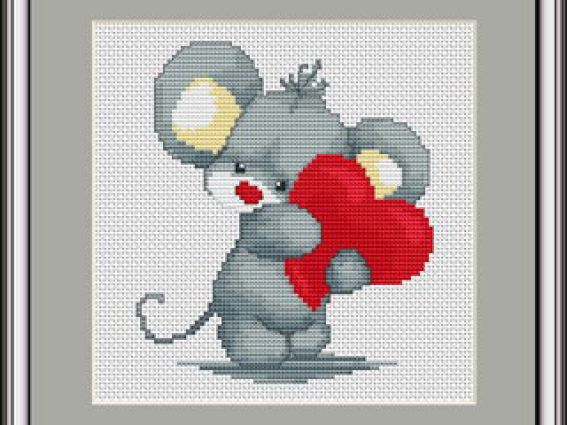 B173 Мишеня з серцем B173 Мишеня з серцем