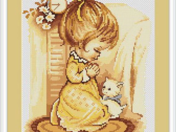 В270 Мольба девочки GoblenSet В270 Мольба девочки GoblenSet