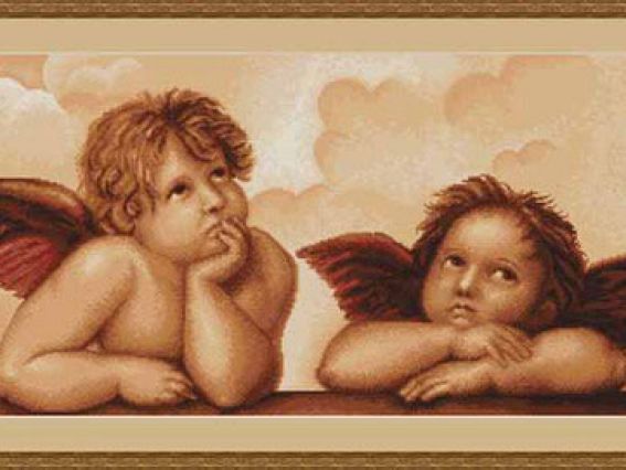 Набір для вишивання хрестиком B319 Янголятки , Лука-С