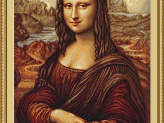 Набір для вишивання хрестиком B416 Мона Ліза