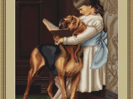 Набір для вишивання хрестиком B429 Час виховання, Лука-С