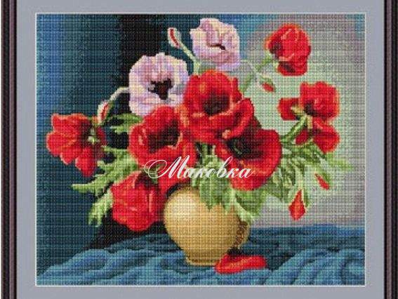 В439 Ваза с маками, Лука-С В439 Ваза с маками, Лука-С