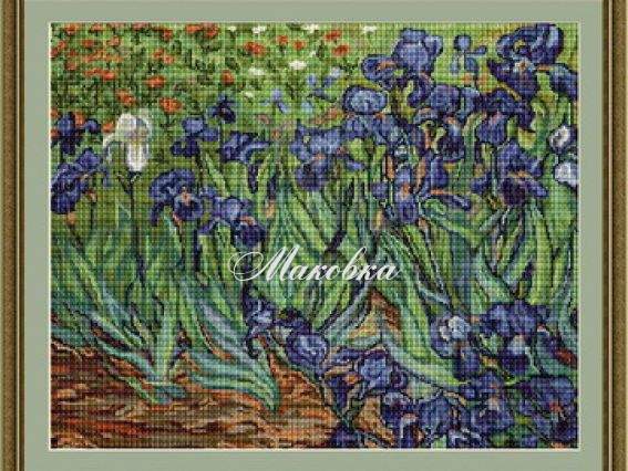 G444 Ирисы Ван Гога, Luca-s гобелен