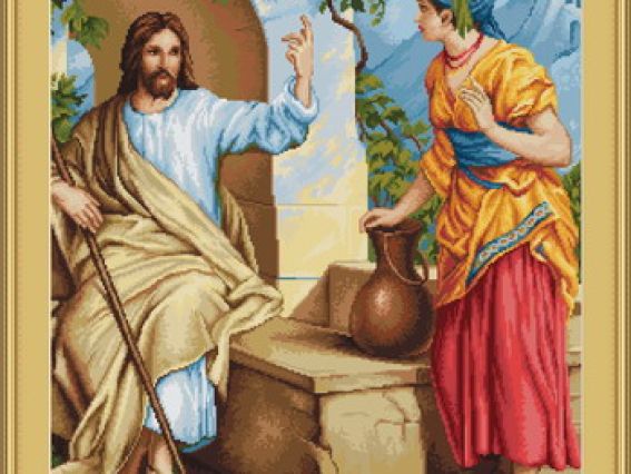 B478 Иисус и самаритянка, Лука-С B478 Иисус и самаритянка, Лука-С