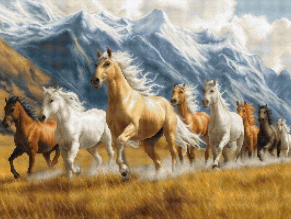 B704 Вільний дух , Luca-S вишивка нитками B704 Вільний дух , Luca-S вишивка нитками