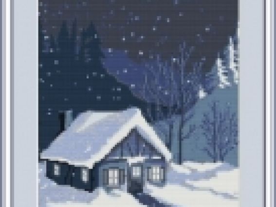 Домик в снегу G343 Домик в снегу G343