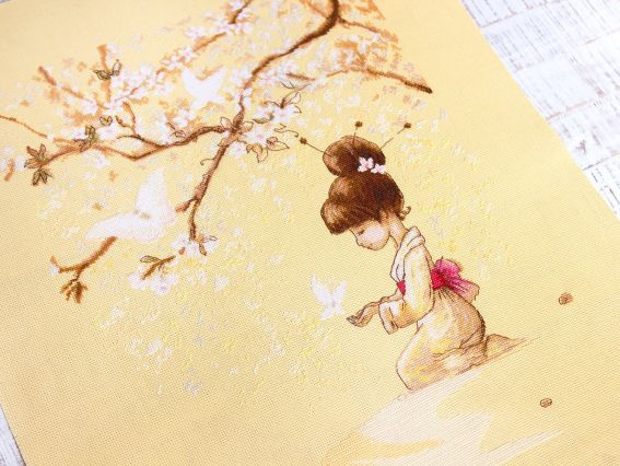 Набір для вишивання хрестиком B1145 Метелики (японка), Лука-С