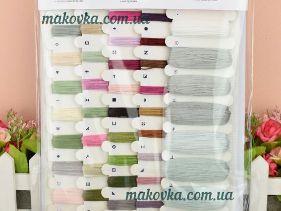 Набір для вишивання хрестиком на канві BА2319 (Аїда 16) Рожеві троянди, Luca-S