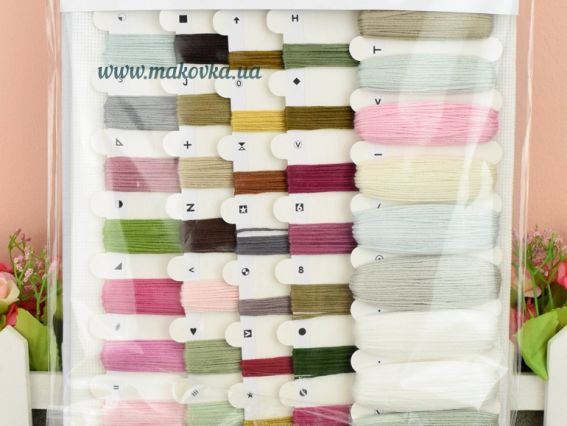 Набір для вишивання хрестиком на канві BА2320 (Аїда 16) Ранковий чай та троянди, Luca-S