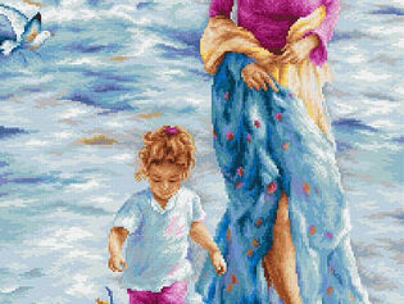 Набір для вишивання хрестиком B531 Дорогоцінний момент, Luca-S