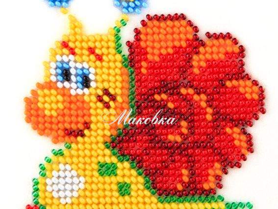 Вышивка бісером Равлик, 11х11 см, 462, Louise Вышивка бісером Равлик, 11х11 см, 462, Louise