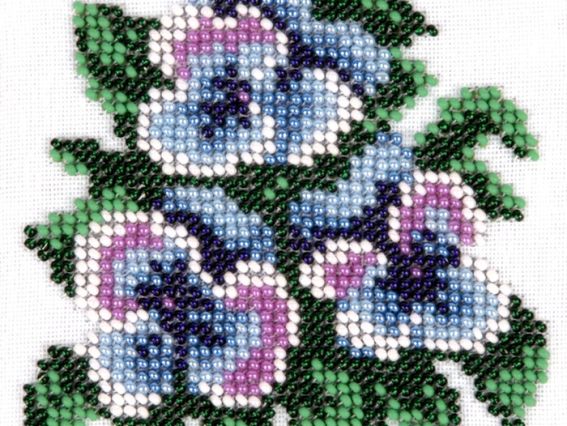 Вишивка бісером Анютині оченята (Зозулині черевички), 430, Louise Вишивка бісером Анютині оченята (Зозулині черевички), 430, Louise