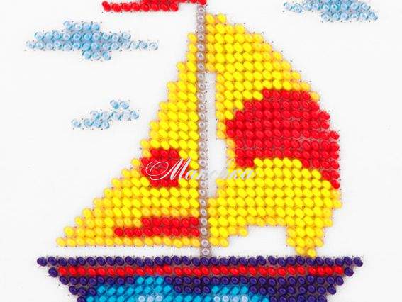 Вышивка бісером Парусная регата, 487, Louise