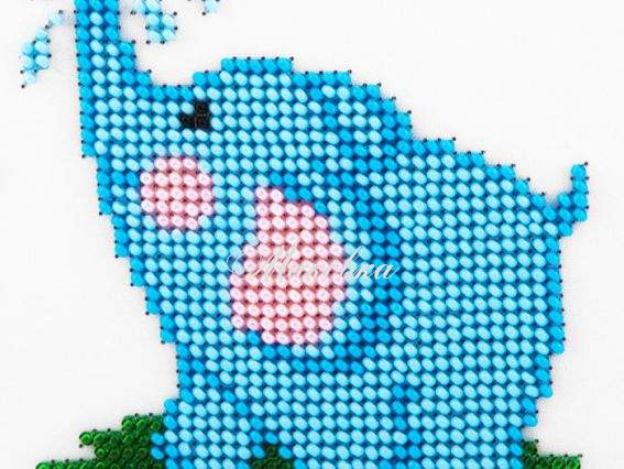 Вышивка бісером Слоненок, 401, Louise