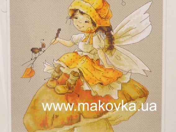Набір для вишивання хрестиком В1109 Фея (на грибочку), Лука-С,