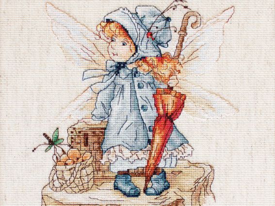 Набір для вишивання хрестиком В1110, Фея (на пеньці), Лука-С