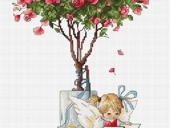 Набір для вишивання хрестиком B1115 Троянди (фея) Лука-С