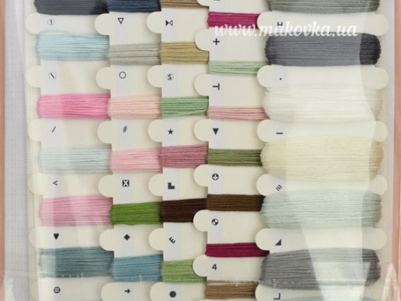 BА2322 Троянди та гортензії, Luca-S набір для вишивання хрестом на канві аїда 16