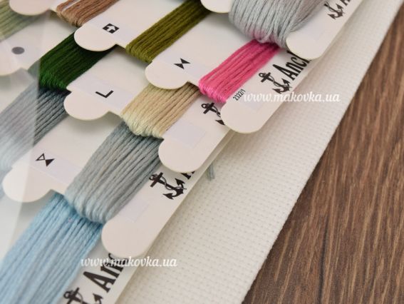 BА2322 Троянди та гортензії, Luca-S набір для вишивання хрестом на канві аїда 16