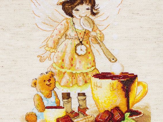 Набор для вышивания крестикомB1131 Горячий шоколад ( Фея), Лука-С 