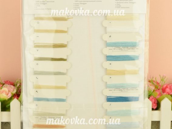 Набор для вышивания крестиком B1150 Кролик на воздушном шаре, метрика Лука-С