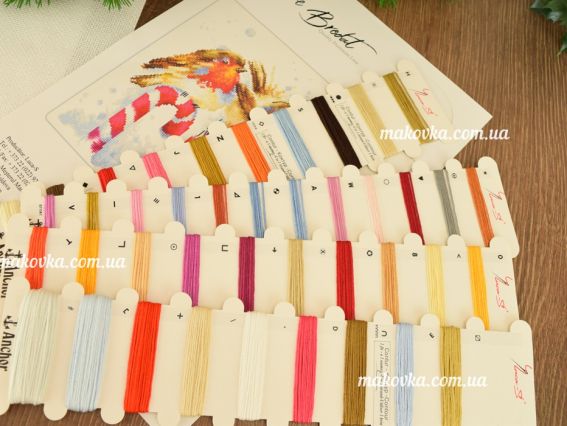 Набір для вишивання хрестиком B1154 Різдвяні птахи Luca-S