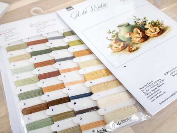 Набор для вышивания крестиком B2247 Натюрморт с грибами, Лука-С