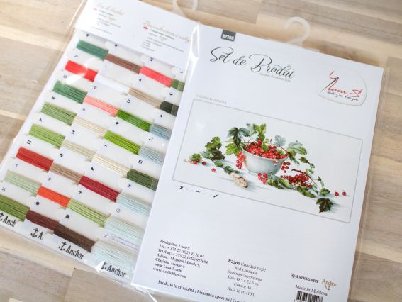 Набір для вишивання нитками В2260 Червона смородина, Лука-С