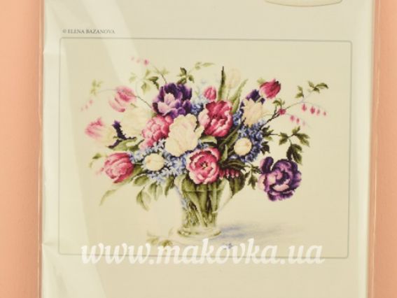 Набор для вышивания крестом на канве B2261 Тюльпаны, Лука-С 