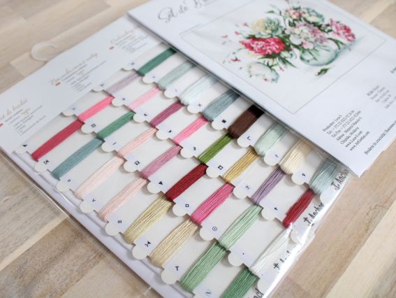 Набір для вишивання хрестом B2263 Півонії, Лука-С