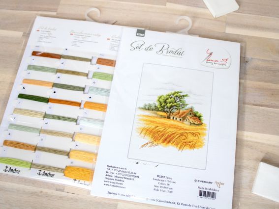 Набір для вишивання хрестиком B2282 Краєвид (фермерський), Luca-S