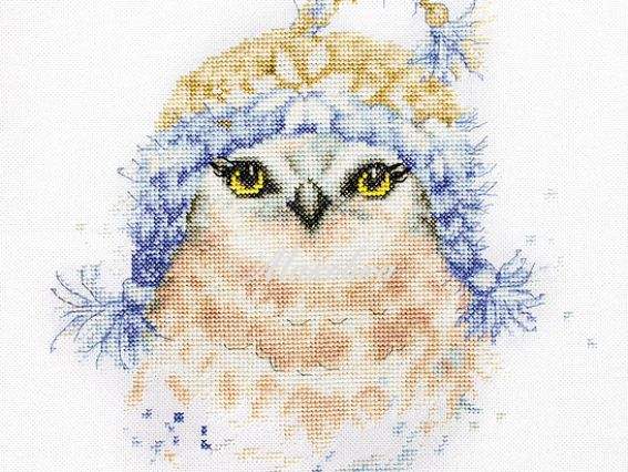 B2306 Сова, Luca-S, вишивка нитками