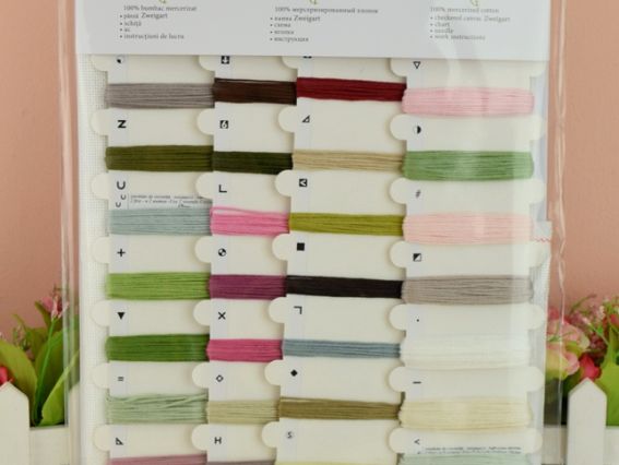 Набір для вишивання на канві Belana 20 ct B2331 Троянди на табуреті, Luca-S