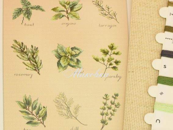 B2346 Специи и травы, Luca-S набор для вышивания нитками B2346 Специи и травы, Luca-S набор для вышивания нитками