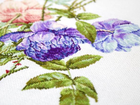 Набір для вишивання нитками на канві belana 20 B2349 Букет, Luca-S