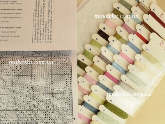 Набір для вишивання хрестиком B2352 Пташиний будинок та троянди Luca-S